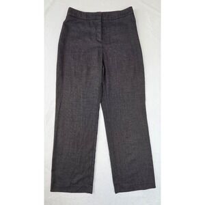 212 Collection Dress Pants Women 6 Short Gray Excellent Classic Fit Textured